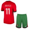 Oficiální Fotbalový Dres Portugalsko Joao Felix 11 Domácí ME 2024 pro Děti